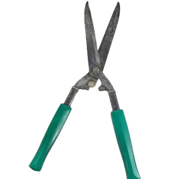 Vintage Wiss No. 8D USA Green Handled Forged-Hardened Hedge Clippers Shears - Picture 1 of 12